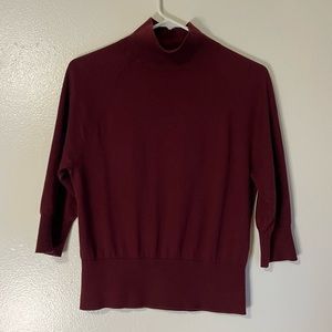 Talbots Mock Neck Petit or Cropped Sweater